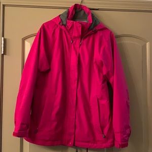 L. L. Bean Pink Rain Jacket